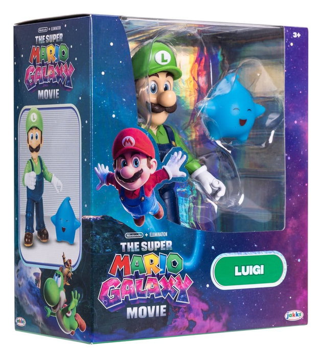Super Mario Galaxy, le film figurine Luigi 13 cm Super Mario Galaxy, le film figurine Luigi 13 cm