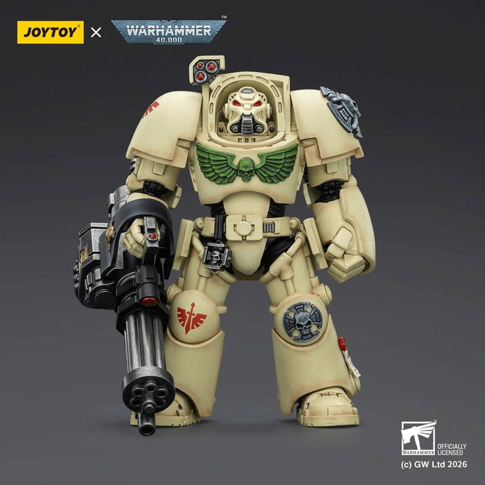 Joy Toy (CN) Warhammer 40,000 Dark Angels Deathwing Terminator 3 avec Power Fist et Assault Cannon, 14 cm Joy Toy (CN) Warhammer 40,000 Dark Angels Deathwing Terminator 3 avec Power Fist et Assault Cannon, 14 cm