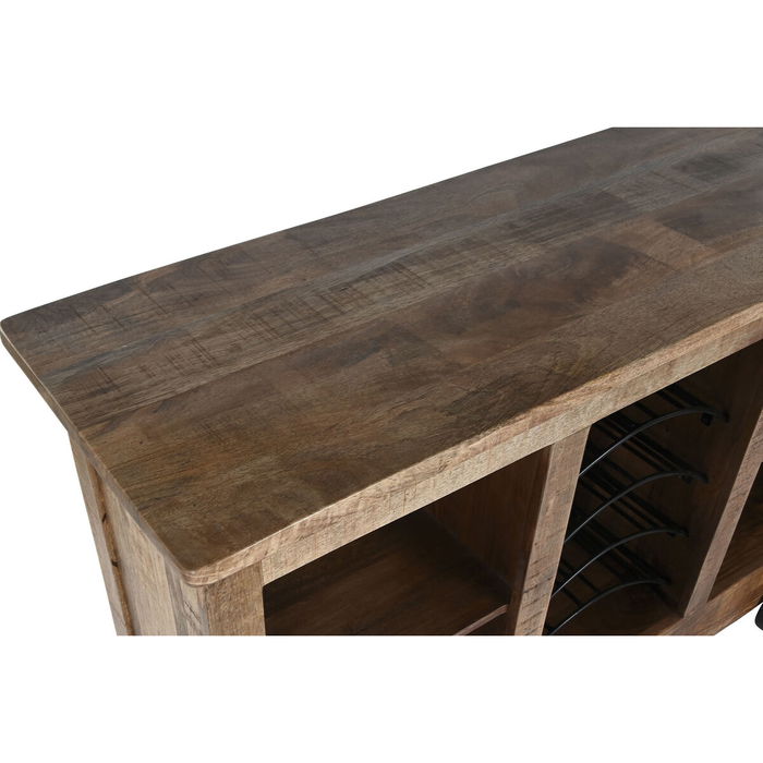 Meuble bar Home ESPRIT Noir Naturel 145 x 53 x 100 cm