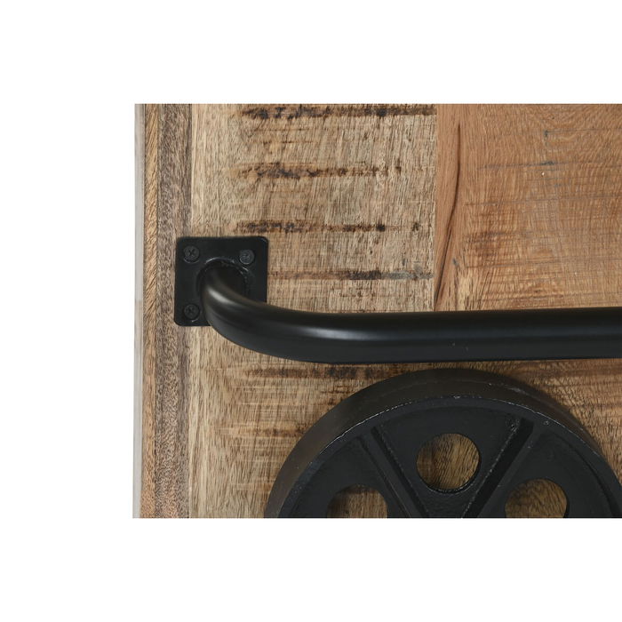 Meuble bar Home ESPRIT Noir Naturel 145 x 53 x 100 cm