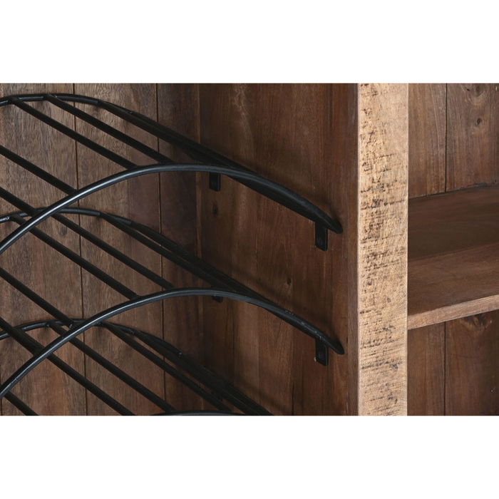 Meuble bar Home ESPRIT Noir Naturel 145 x 53 x 100 cm