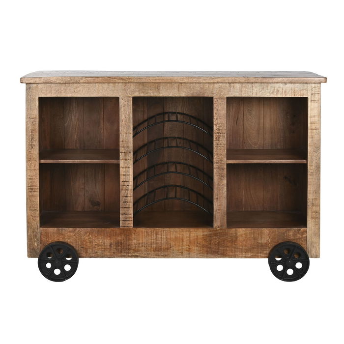 Meuble bar Home ESPRIT Noir Naturel 145 x 53 x 100 cm