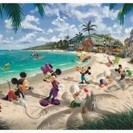 Schmidt Spiele Puzzle Disney Mickey & Minnie en Floride, 200 pièces, À partir de 7 ans - Jeu de société familial