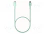 GREEN CELL Câble USB 2.0 USB-C vers USB-C 0,3m Vert