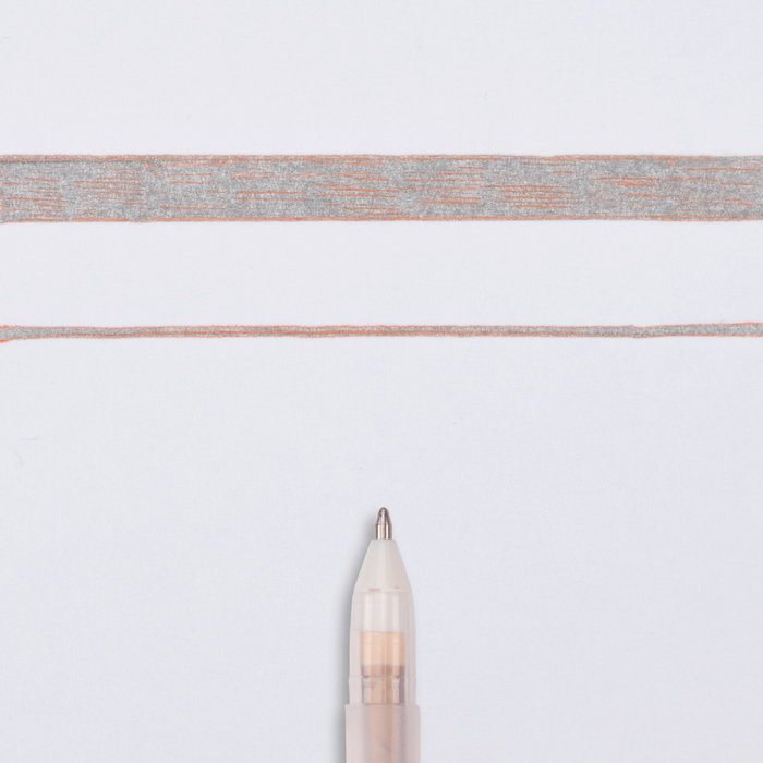 Sakura Gelly Roll Silver Shadow Orange
