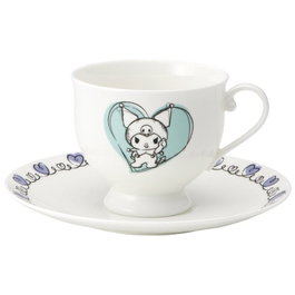 Skater Sanrio Tasse et Soucoupe Porcelaine Bone China Kuromi