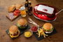 Ariete 205/00 Machine à Hamburgers Party Time Rouge - Machine à Hamburgers Compacte avec Plaques Antiadhésives