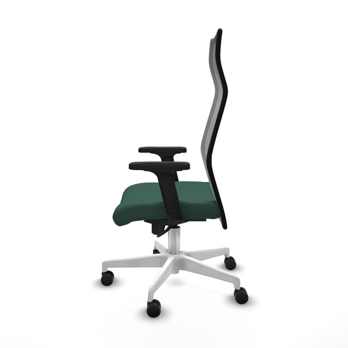 Piqueras y Crespo Chaise de Bureau Albacete, Vert Bouteille et Noir Piqueras y Crespo Chaise de Bureau Albacete, Vert Bouteille et Noir