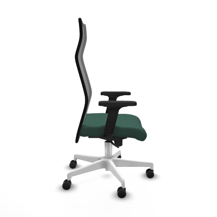 Piqueras y Crespo Chaise de Bureau Albacete, Vert Bouteille et Noir Piqueras y Crespo Chaise de Bureau Albacete, Vert Bouteille et Noir
