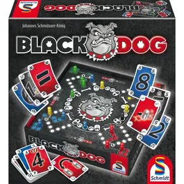 Schmidt Spiele - Jeu de société Black DOG - Jeu de stratégie captivant pour 2 à 4 joueurs