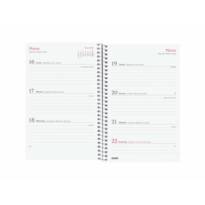 Agenda Finocam DESIGN COLLECTION Imposible 11,7 x 18,1 cm 2026