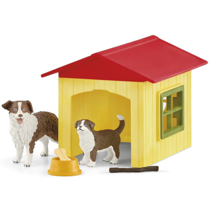 Schleich Doghouse Farm World - Coffret Berger Australien et Niche