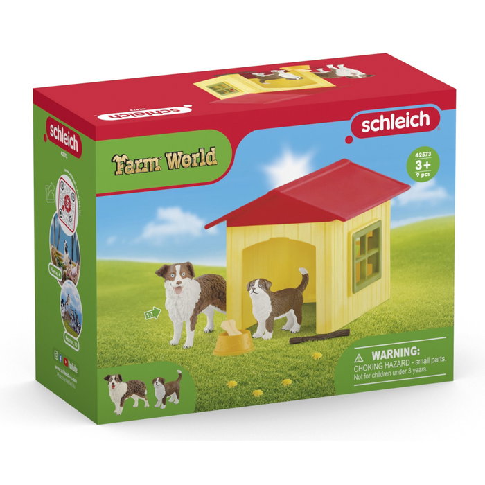 Schleich Doghouse Farm World - Coffret Berger Australien et Niche