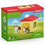 Schleich 42573 Figurine Niche pour Chien FARM WORLD, Coffret pour Enfants de 3 Ans et Plus, Dimensions 18.8 x 8.2 x 14.7 cm