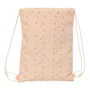 Sac à dos serré par des ficelles Safta Flores 26 x 34 x 1 cm