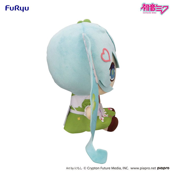 Furyu Hatsune Miku peluche Kyurumaru Big Clover 26 cm Furyu Hatsune Miku peluche Kyurumaru Big Clover 26 cm