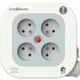 Link2Home Enrouleur électrique Compact 7 m - 4 prises