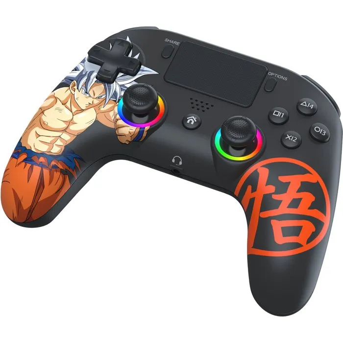 Subsonic Manette sans fil Dragon Ball Super Goku Ultra Instinct pour PS5 et PC - Noir Subsonic Manette sans fil Dragon Ball Super Goku Ultra Instinct pour PS5 et PC - Noir
