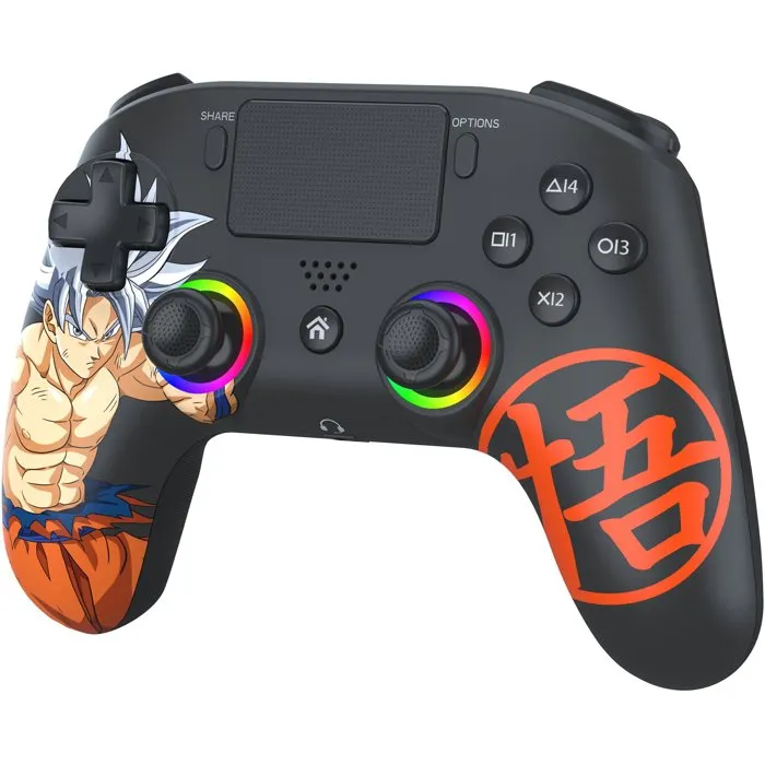 Subsonic Manette sans fil Dragon Ball Super Goku Ultra Instinct pour PS5 et PC - Noir Subsonic Manette sans fil Dragon Ball Super Goku Ultra Instinct pour PS5 et PC - Noir