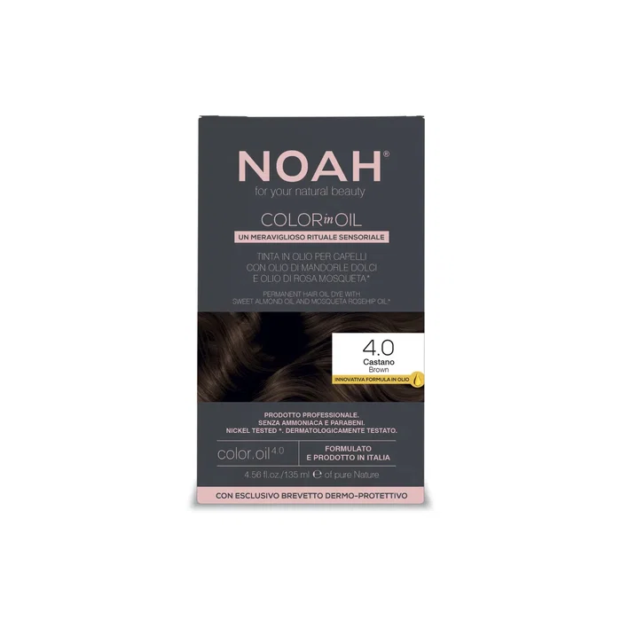 Noah Color In Oil Huile de coloration permanente 4.0 Brown 135 ml Noah Color In Oil Huile de coloration permanente 4.0 Brown 135 ml