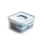 Quid Set 7 Récipients Hermétiques Plastique Minimal (3200 mL, 500 mL, 470 mL, 200 mL) Verts, Adaptés Micro-ondes et Frigo