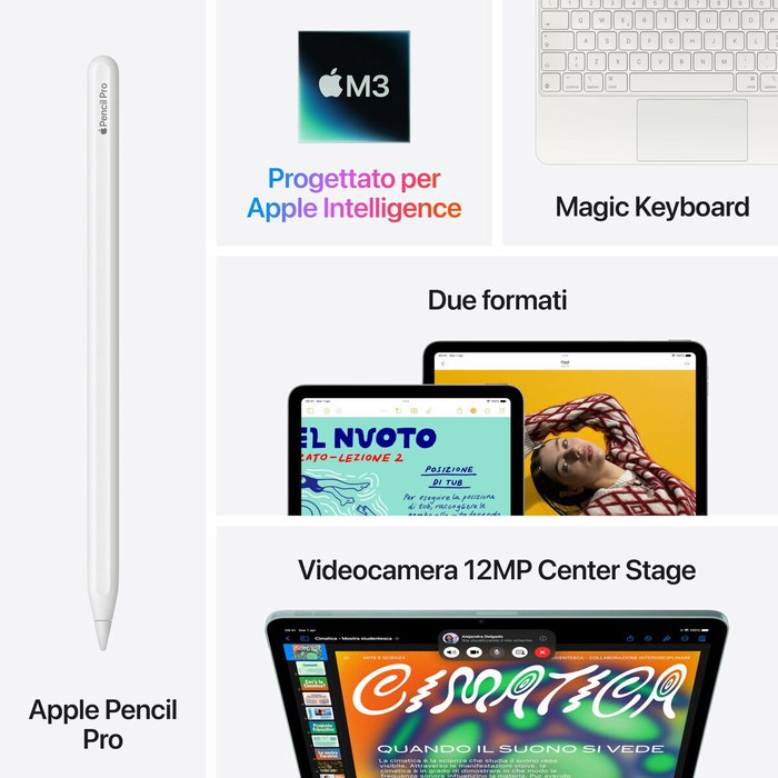 Apple iPad Air M3 13 - Wi-Fi - 128 Go - Gris sidéral