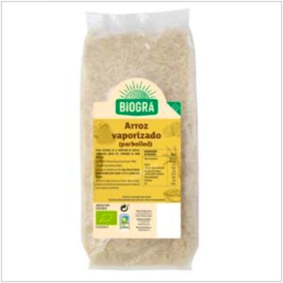 Biogra Riz Vaporisé Précuit Bio 500 g - Vegan, Sans Gluten, Temps de Cuisson 12-15 min Biogra Riz Vaporisé Précuit Bio 500 g - Vegan, Sans Gluten, Temps de Cuisson 12-15 min