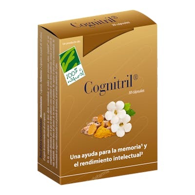Cien Por Cien Natural Cognitril 30 gélules - Mémoire et concentration Cien Por Cien Natural Cognitril 30 gélules - Mémoire et concentration