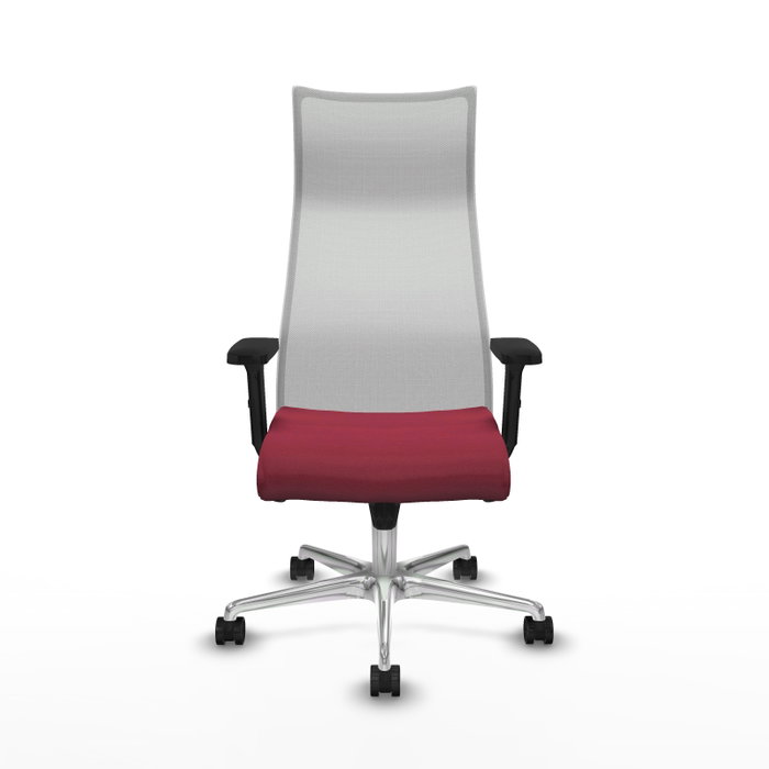 Piqueras y Crespo Chaise de Bureau Albacete Granat et Blanc