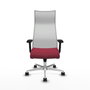 Piqueras y Crespo Chaise de Bureau Albacete Granat et Blanc