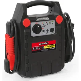 MECAFER Booster de démarrage MB 901 - 900A - 12V - 17Ah - 3 diodes témoins de charge - Lampe de secours