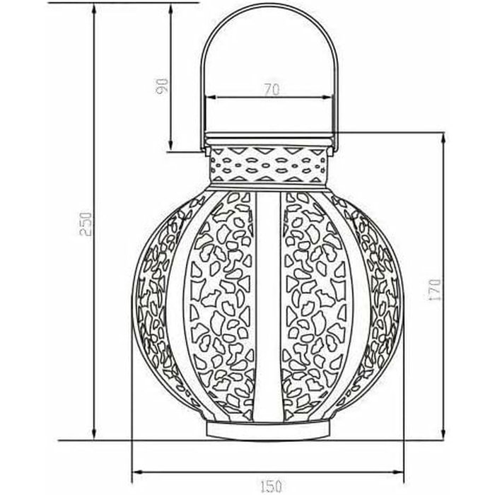 Lampe solaire Galix Beige