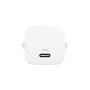 Belkin Chargeur Mural USB C 25W Power Delivery avec Câble USB C vers USB C 1m Blanc WCA012KQ1MWH-B6