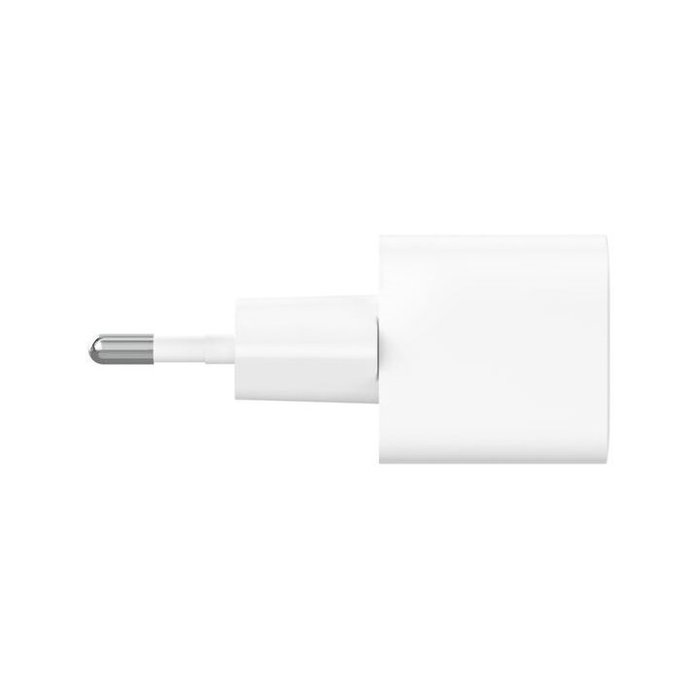 Belkin Chargeur Mural USB C 25W Power Delivery avec Câble USB C vers USB C 1m Blanc WCA012KQ1MWH-B6