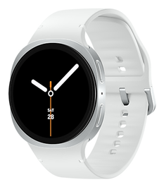 Samsung Galaxy Watch 8 - Montre connectée - 44mm - Cadran blanc - Réf. SM-L335FZSAEUE - Version Bluetooth