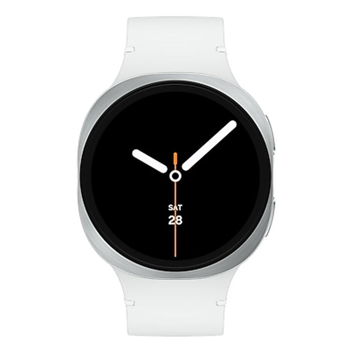 Samsung Galaxy Watch 8 - Montre connectée - 44mm - Cadran blanc - Réf. SM-L335FZSAEUE - Version Bluetooth