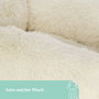 Kerbl Corbeille Fluffy Crème 100 x 70 cm