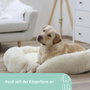 Kerbl Corbeille Fluffy Crème 100 x 70 cm