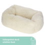Kerbl Corbeille Fluffy Crème 100 x 70 cm