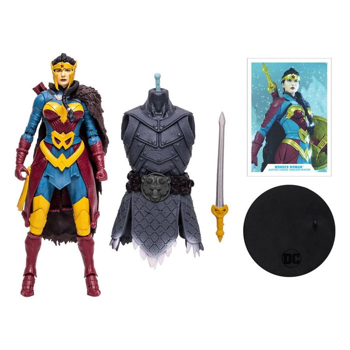 Mcfarlane Toys Figurine DC Multiverse Build A Wonder Woman Endless Winter 18 cm articulée
