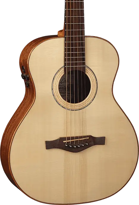 EKO Guitare Acoustique Travel Marcopolo A/E, Naturel, avec Housse