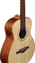EKO Guitare Acoustique Travel Marcopolo A/E, Naturel, avec Housse