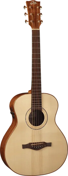 EKO Guitare Acoustique Travel Marcopolo A/E, Naturel, avec Housse