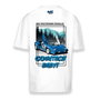 Radikal Revolution T-shirt Nice Tractor Near the Bull Blanc Taille S