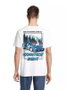 Radikal Revolution T-shirt Nice Tractor Near the Bull Blanca Taille S