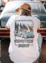 Radikal Revolution T-shirt Nice Tractor Near the Bull Blanca Taille S