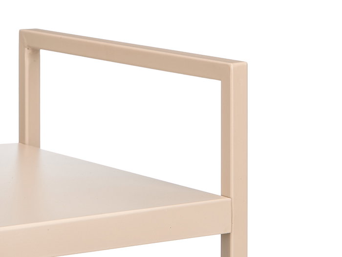 Giftdecor Étagère 3 Niveaux Beige 55x6x27 cm Métal Plastique Verre Giftdecor Étagère 3 Niveaux Beige 55x6x27 cm Métal Plastique Verre