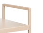 Giftdecor Étagère 3 Niveaux Beige 55x6x27 cm Métal Plastique Verre