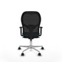 Piqueras y Crespo Chaise de Bureau 1D086N0 Noir Vert pétrole