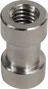 QUIKLOK Adaptateur pour appareil photo - filetage 1/4" femelle vers 3/8" femelle en acier